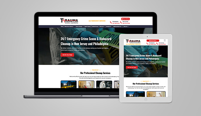 Trauma Scene Cleaners website and content